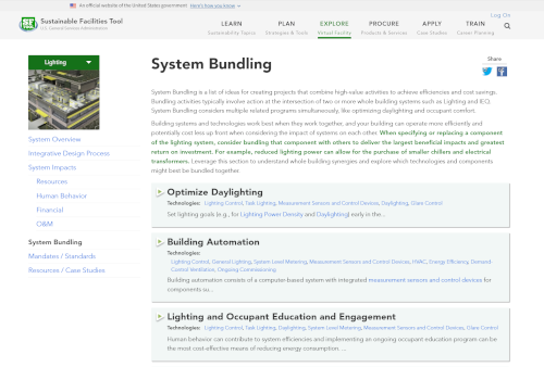 Explore possible sustainable building systems upgrades, including the latest technologies