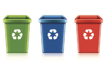 Office Recycling Containers and Waste Receptacles